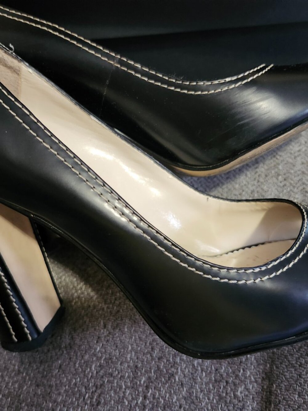 Nicole Miller Open-Toe Pumps